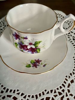 Royal Dover Teacup with Saucer
