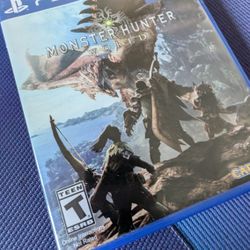 Monster Hunter World PS4 2018 Sony Playstation 4 Video Game
