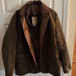 New Men L Suede jacket