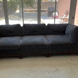 Used Grey Couch Set