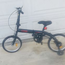 Foldable Bike 16 Inches Black Color -$50
