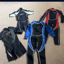 Kids Wetsuits Sizes 8, 10, 12