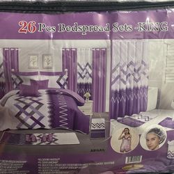 Purple King Size Sheets 
