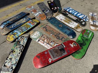 Skateboard decks and complete