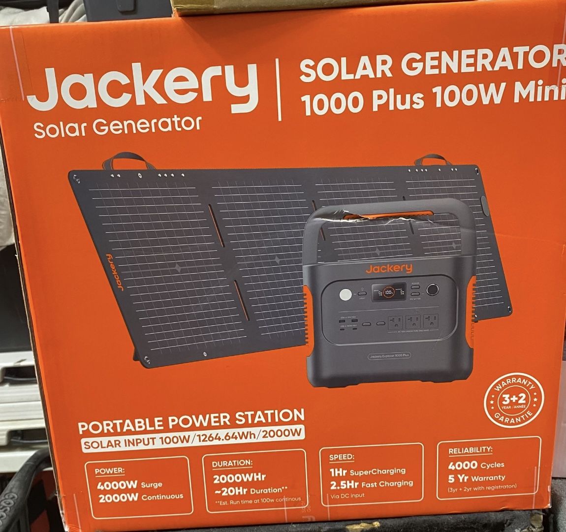 Jackery Explorer 1000 Plus Portable Power Station,
