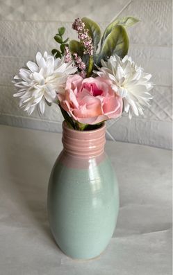 Bev Freeburg Studio Art Hand Crafted Pottery Vase