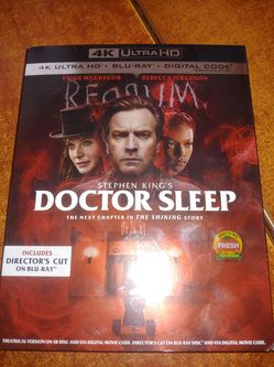 DOCTOR SLEEP DIGITAL AND BLU RAY ONLY.