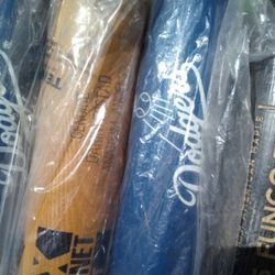 BASEBALL WOOD BAT COLLECTION DODGERS ANGELS ETC !