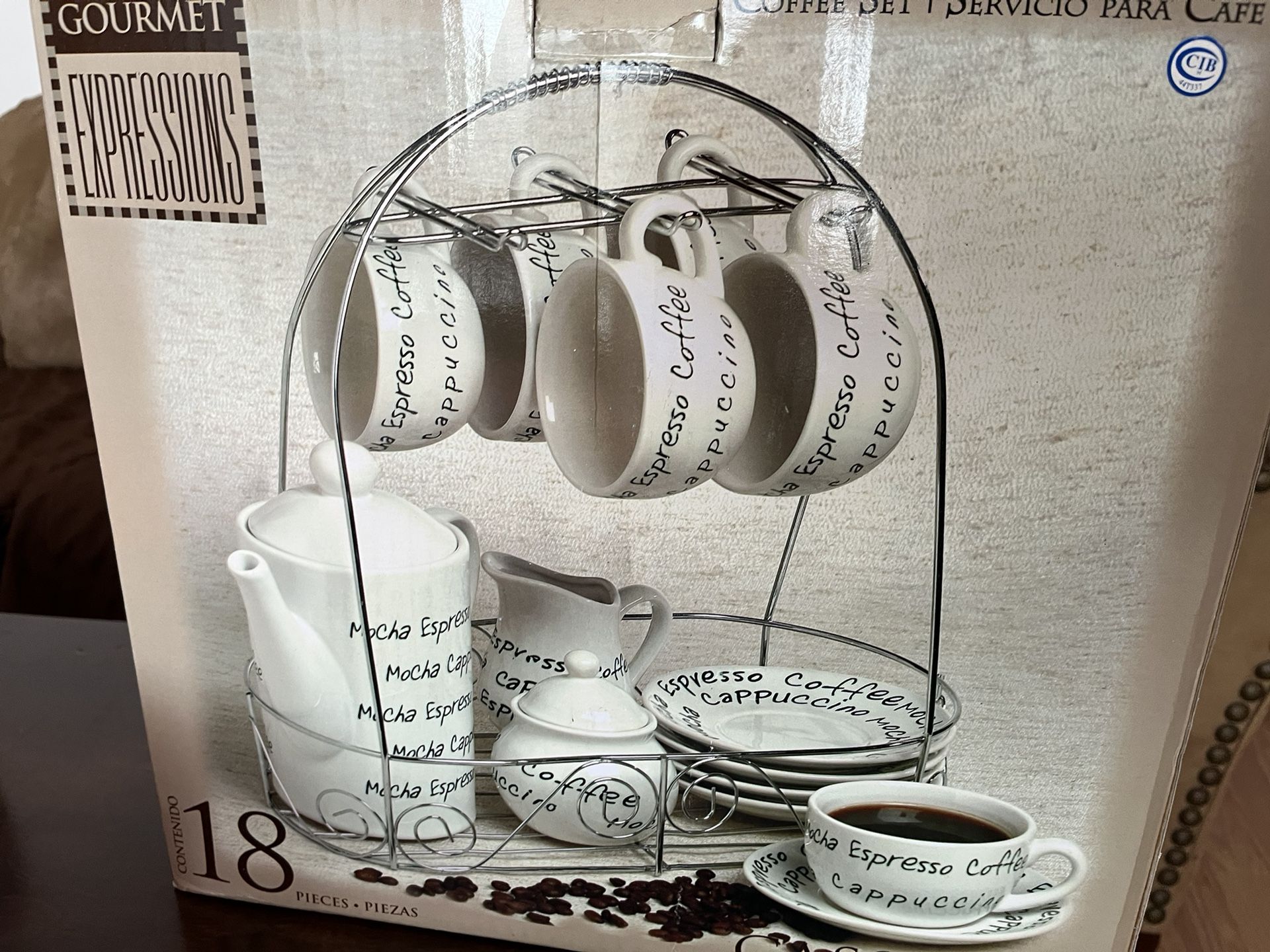 Gourmet Expressions Cassano Coffe Set