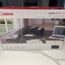 Canon PIXMA TR4720 All-in-One Wireless Printer for Home use, Mobile Printing and Built-in Fax