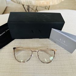 NEW: Armani Rose Gold Glasses - Transitions Lenses Turn Glasses Into Sunglasses Outdoors