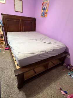 Ashley queen bed frame