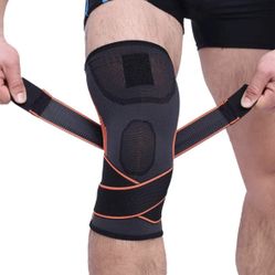 Brand: HIONJIN Kneepad- Knee Brace for Men Women - Compression Sleeve Non-Slip for Running, Hiking, Soccer, Basketball for Meniscus Tear Arthritis(Lar