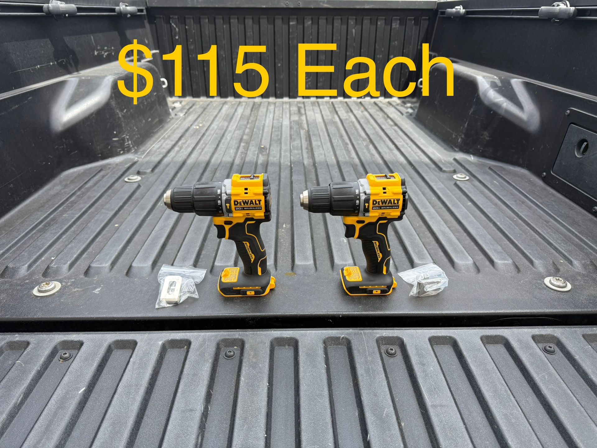 DEWALT ATOMIC 20-Volt MAX Brushless Cordless 1/2 in. Hammer Drill (Tool-Only) **2 Available, $115 Each**