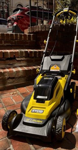RYOBI 16” 18v brushless push mower tool only W/warranty