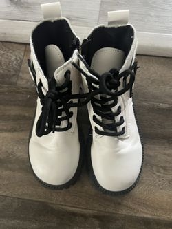 Shein White Boots
