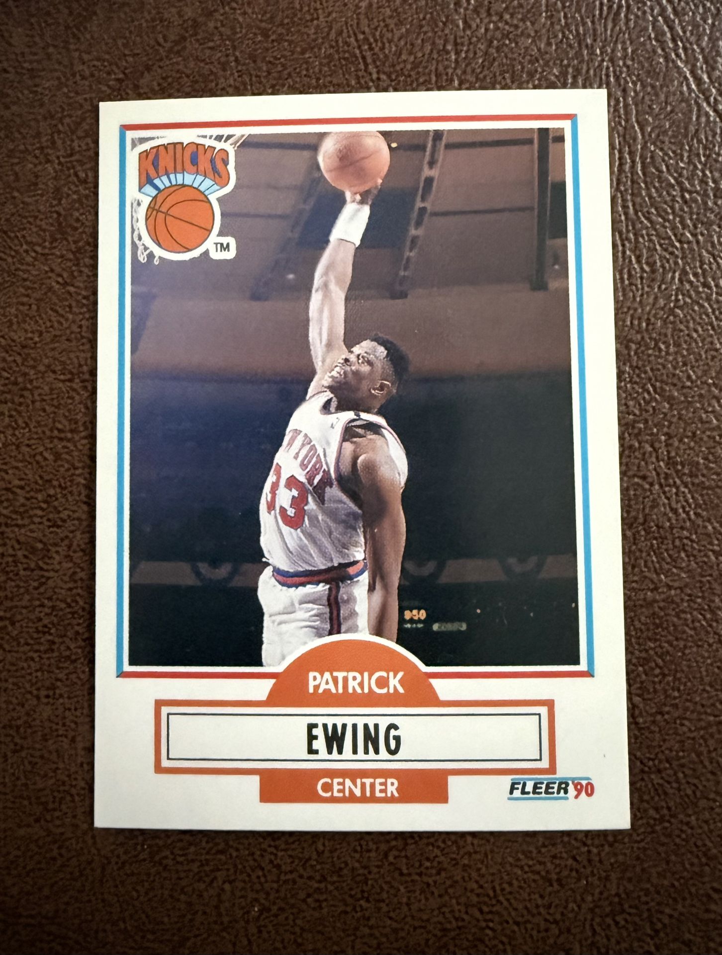 Lot (50) PATRICK EWING 1990/91 Fleer NBA Basketball Cards #125 Pack Fresh Cards