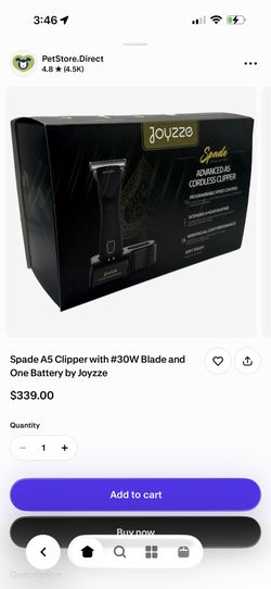 New Clippers Special Edition Dog Clippers