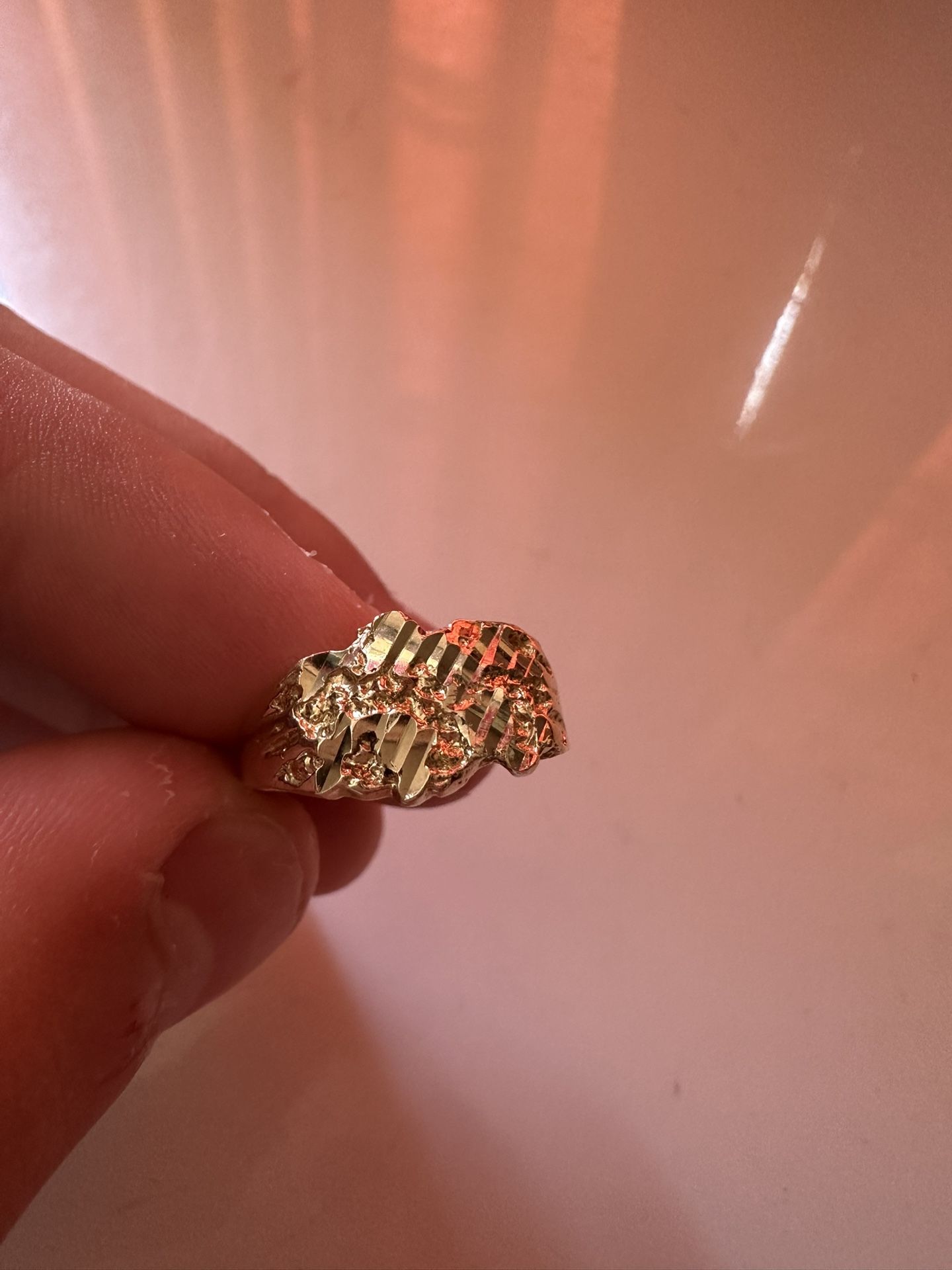 10k Gold Nugget Ring
