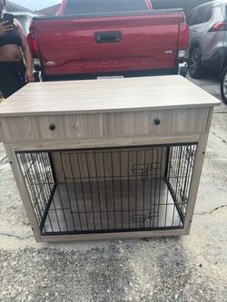 Dog Crate Furniture with Drawers