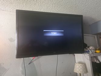 55 inch visio (no color) works great sound is fine just in blk n white.