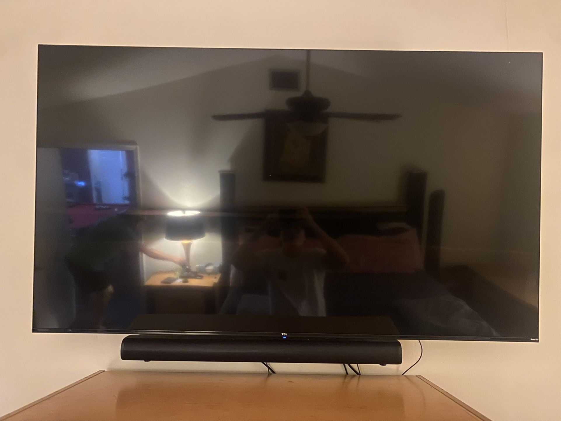 TCL 4K Roku Smart TV + Wall Mount & Soundbar