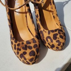 Leopard Heels New 