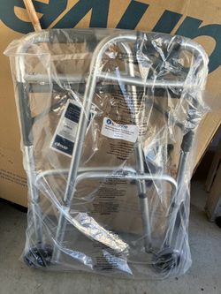Brand New Two Button Folding Walker