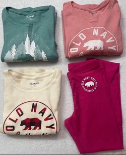 New! Thermal shirts and leggings for girls, Size M, Girl Fall and winter clothing  3 thermal shirts and 1 leggings  
