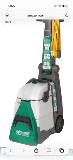 BISSELL Big Green Professional Carpet Cleaner, XL DirtLifter PowerBrush 9-in. long reach hose; 6-in. tough stain tool; BISSELL PRO MAX Formula include
