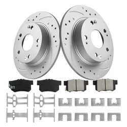 Rear brake pads and rotors kit