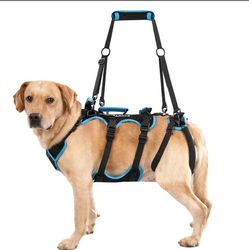 New Dog Lift Harness for Large Male Dogs, 2-in-1 Detachable Support Harness, Full Body Carrying with 4 Handles, Dog Sling for Large Dogs Hind Leg Supp