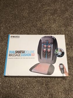 Homedics Dual Shiatsu Deluxe Massage Cushion With Heat