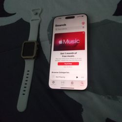 iPhone 15 Pro Max & Apple Watch