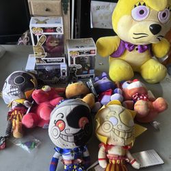 Endo 01 Pop And Funko FNAF Plushies Bundle Glitch Trap Sold! 