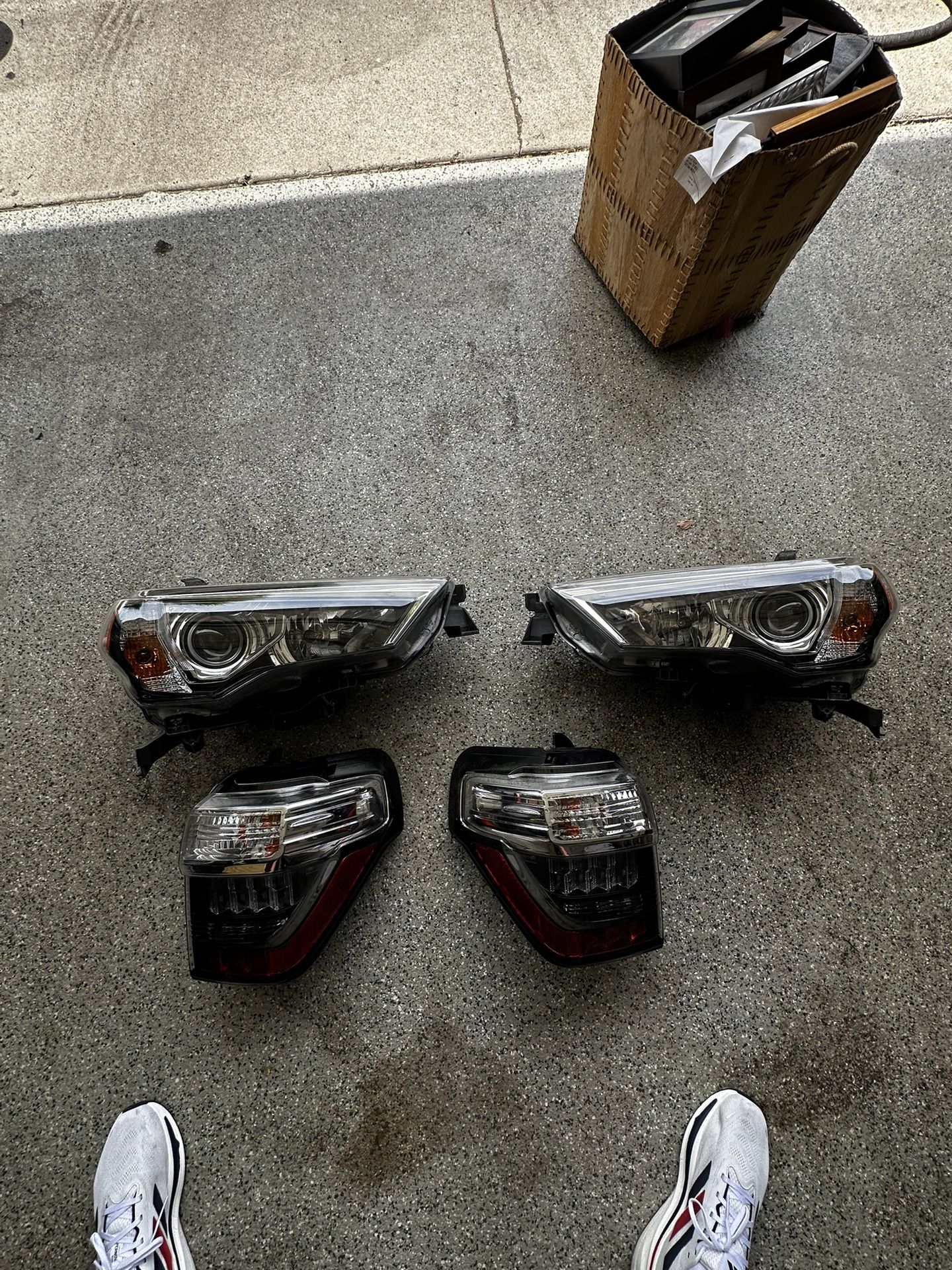 2019 Toyota 4Runner TRD Pro Stock Headlights & Taillights