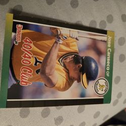 Jose Canseco Card