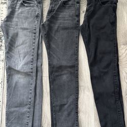 Set Of 3 Hollister Jeans 