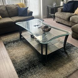 3 Glass Table Set 