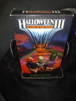 Vintage Halloween 3 III: Season of the Witch VHS - Rare Horror Cult Classic