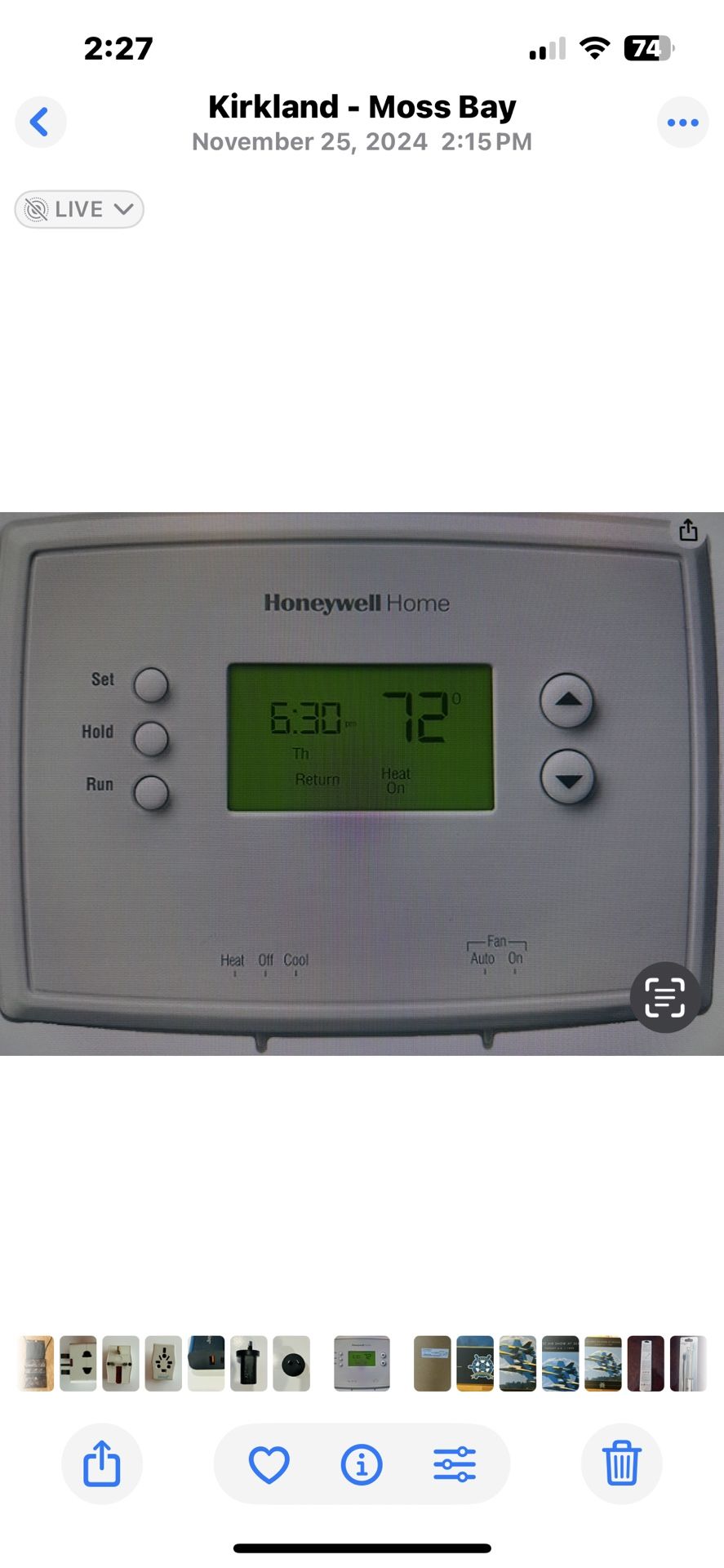 Honeywell Home RTH2310B1008 Programmable Termostat  in very good Condition