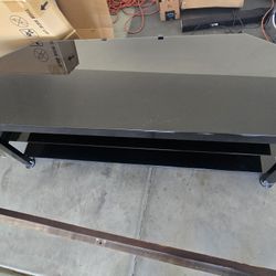 FREE..Black Glass TV Stand