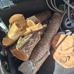 Natural Wood Logs And Slices Art, Wood Work, 