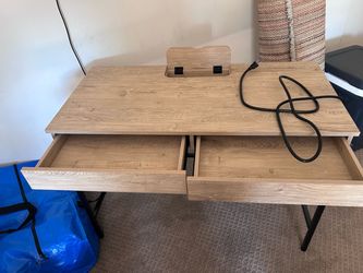 Great Condition Couch and Desk  w/Pillow