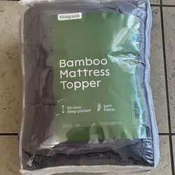 Bamboo Mattress Topper Twin Bed 20 Inch