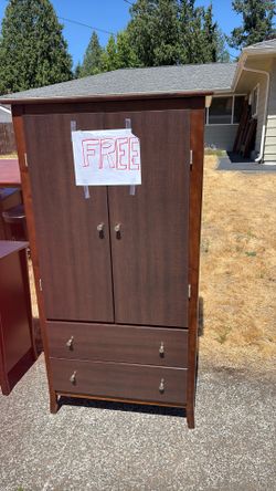 Brown wardrobe