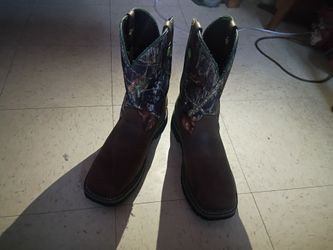 John Deere Camo Western Work Boots