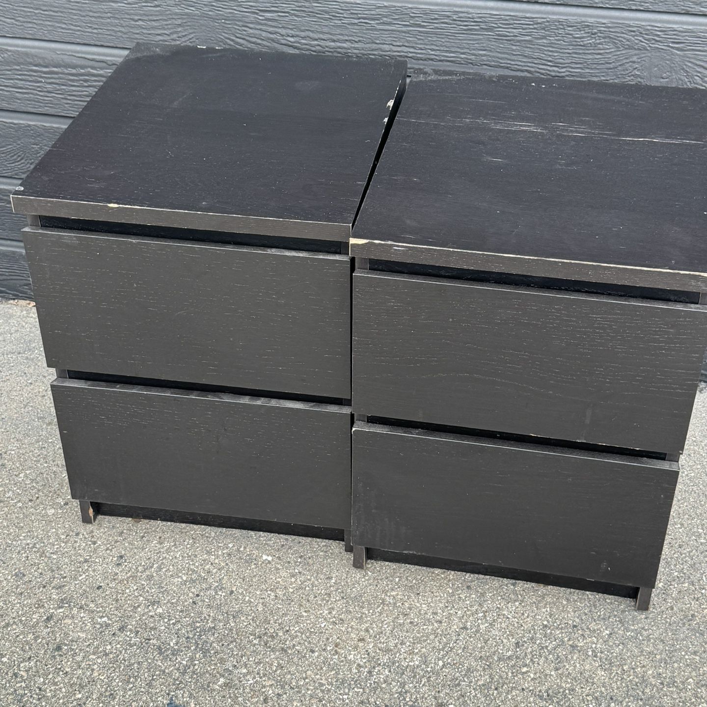 Black Wooden Cabinets 