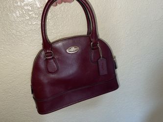 Vintage Coach Burgundy Purse