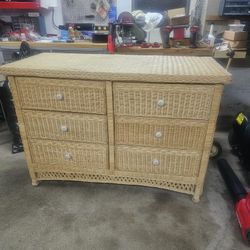 6 door wicker  with mirror best offer.